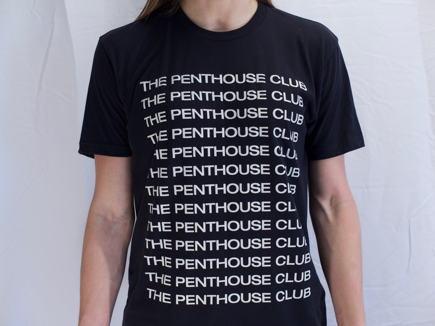 Repetitive Sueded Tee